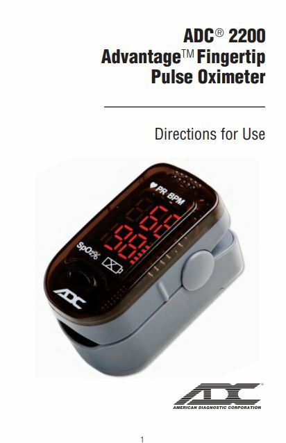 ADC Advantage™ 2200 Fingertip Pulse Oximeter-Best Accuracy & Price- Medicos Club