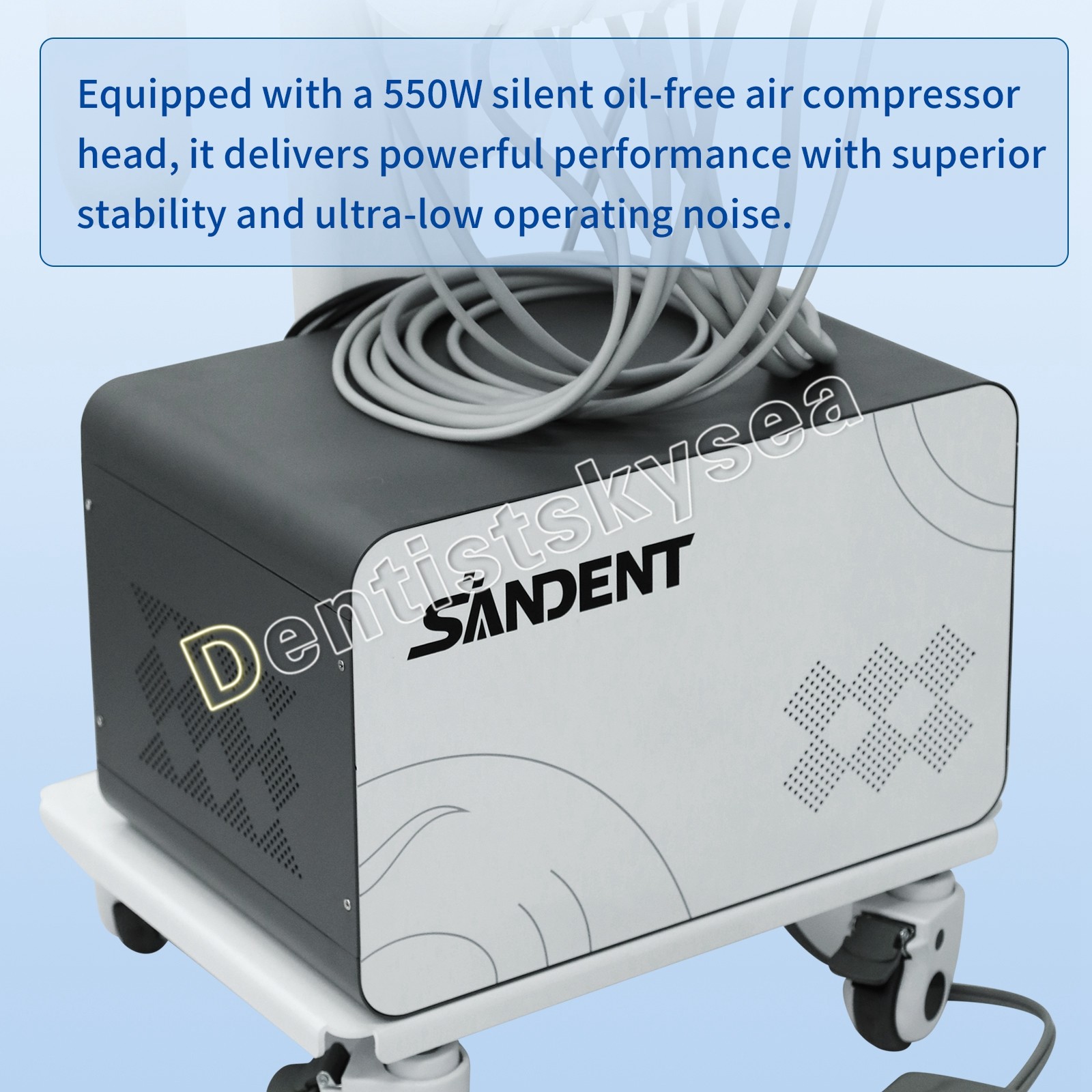 Veterinary Dental Unit with Foot Control Portable for Animal Oral Care &Cleaning