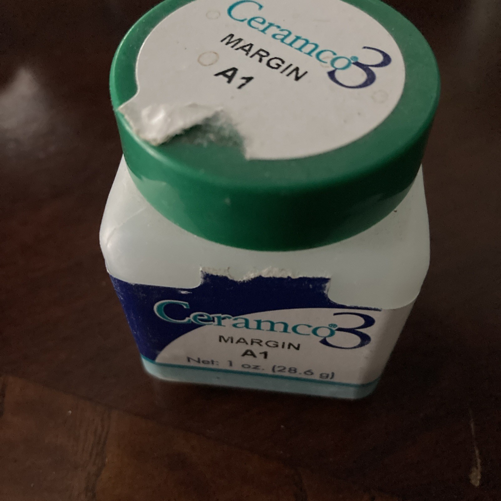 Ceramco 3 Porcelain – 1 oz – Margin A1