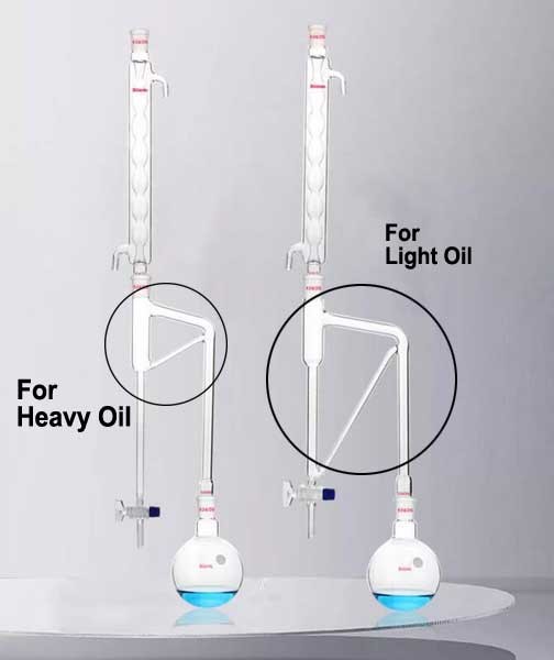 1000ml 500ml Clevenger Apparatus Oil Determination Apparatus Labware Supplies