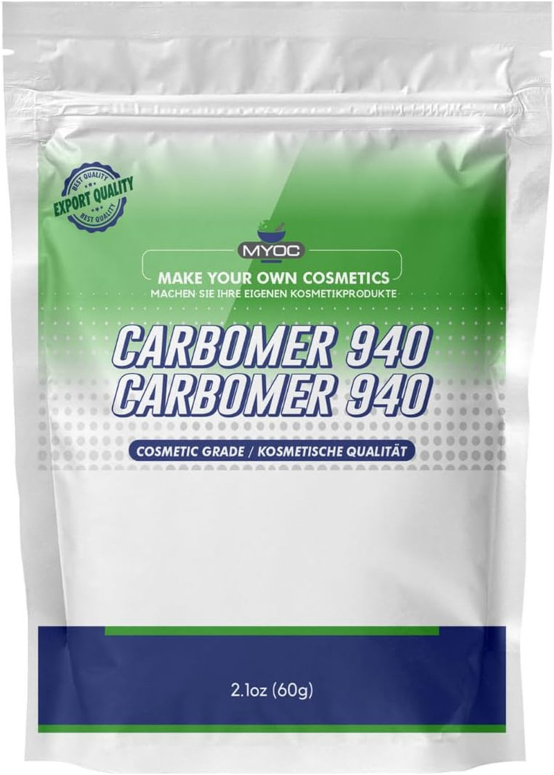 Carbomer 940 Powder (60 G / 2.1 Oz) – Cosmetic Grade Thickening & Gelling Agent