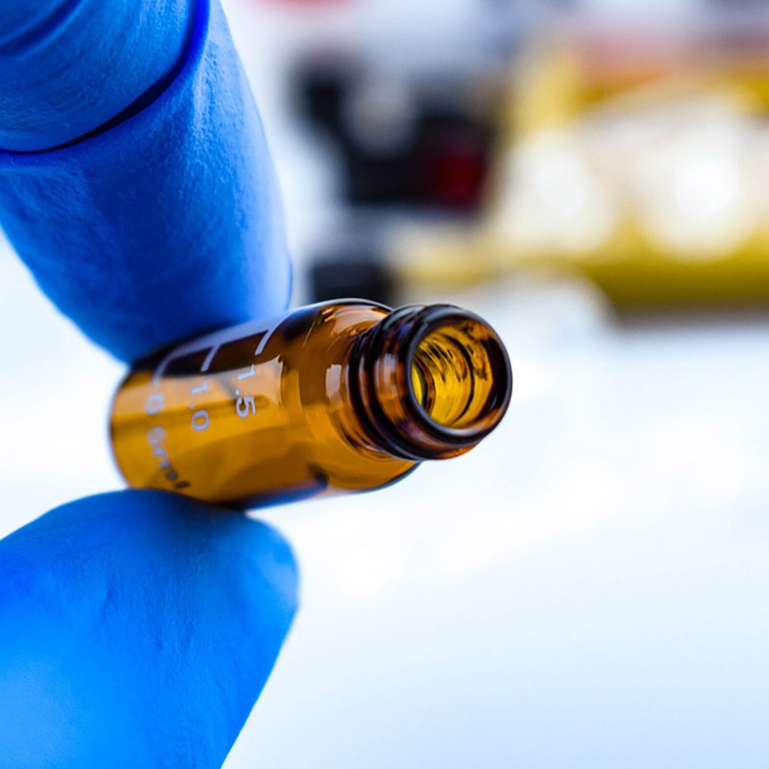 2000pcs 2mL Amber Autosampler Vials 9-425 Screw Top 9mm Sample Glass Bottles Lab