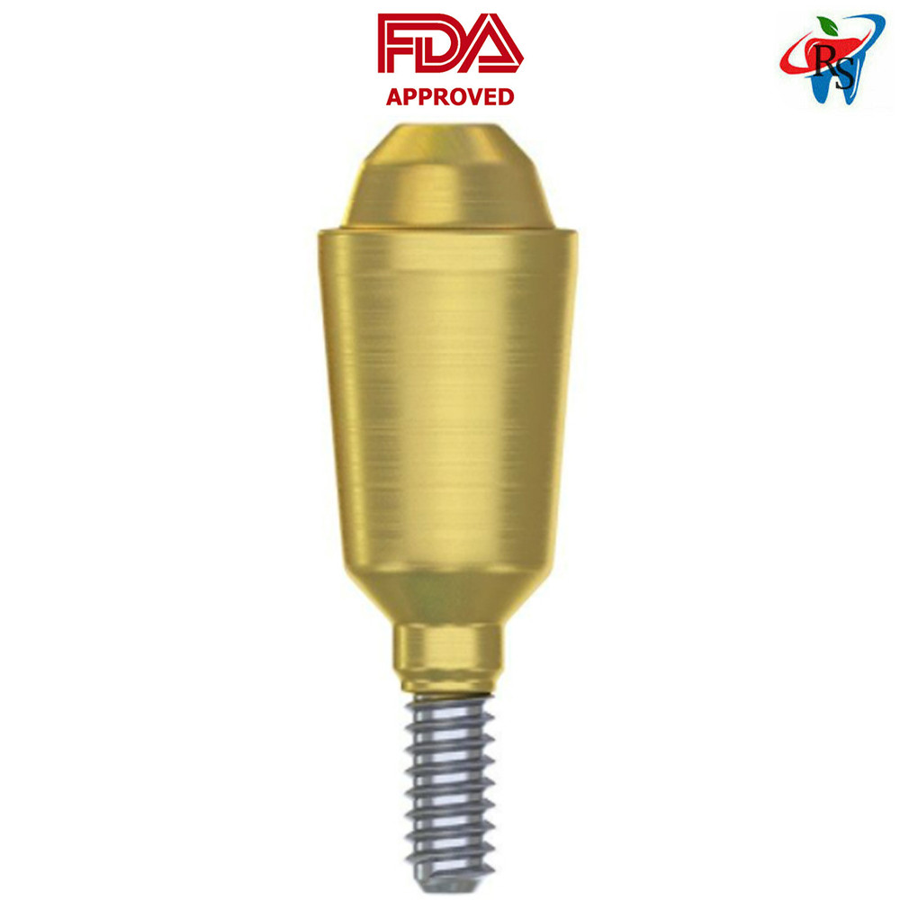 10x Set Straight Multi-Unit 1.6 RP Int Hex 2.42mm + Titanium Sleeve Fixture