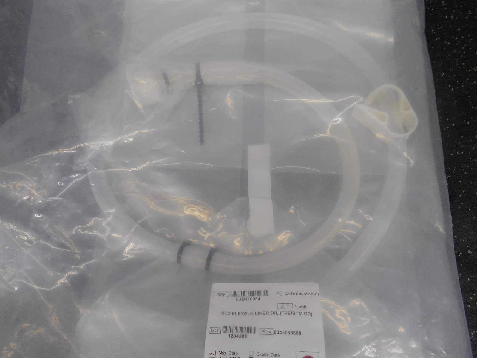 SARTORIUS STEDIM FXB110934 STD FLEXEL LINER 50L (TPE/BTM DR)