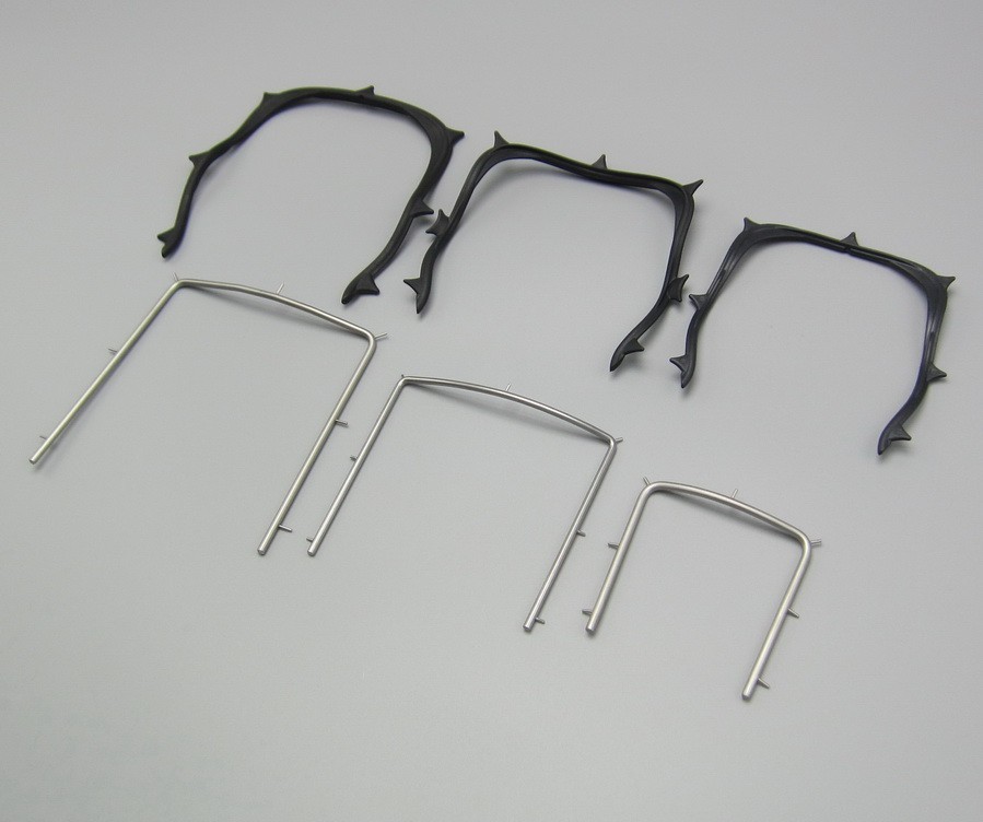 3pcs Dental Endodontic Rubber Dam Frames Punch Frame Plastic/Stainless Steel