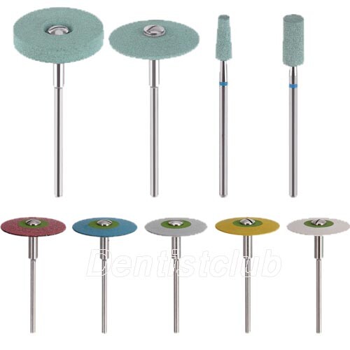 Dental Rubber Diamond Polisher Wheel Disc /Grinder Zirconia Porcelain Polish Bur