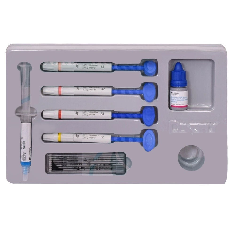 Spectrum Composite Restorative Kit 4 x 3gm + Bond 3.5ml + Etchant