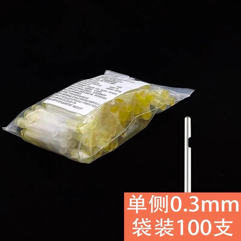 100pcs Dental Endo Irrigation Needle Tip 30GA End-Closed Side Hole Syringes NEW
