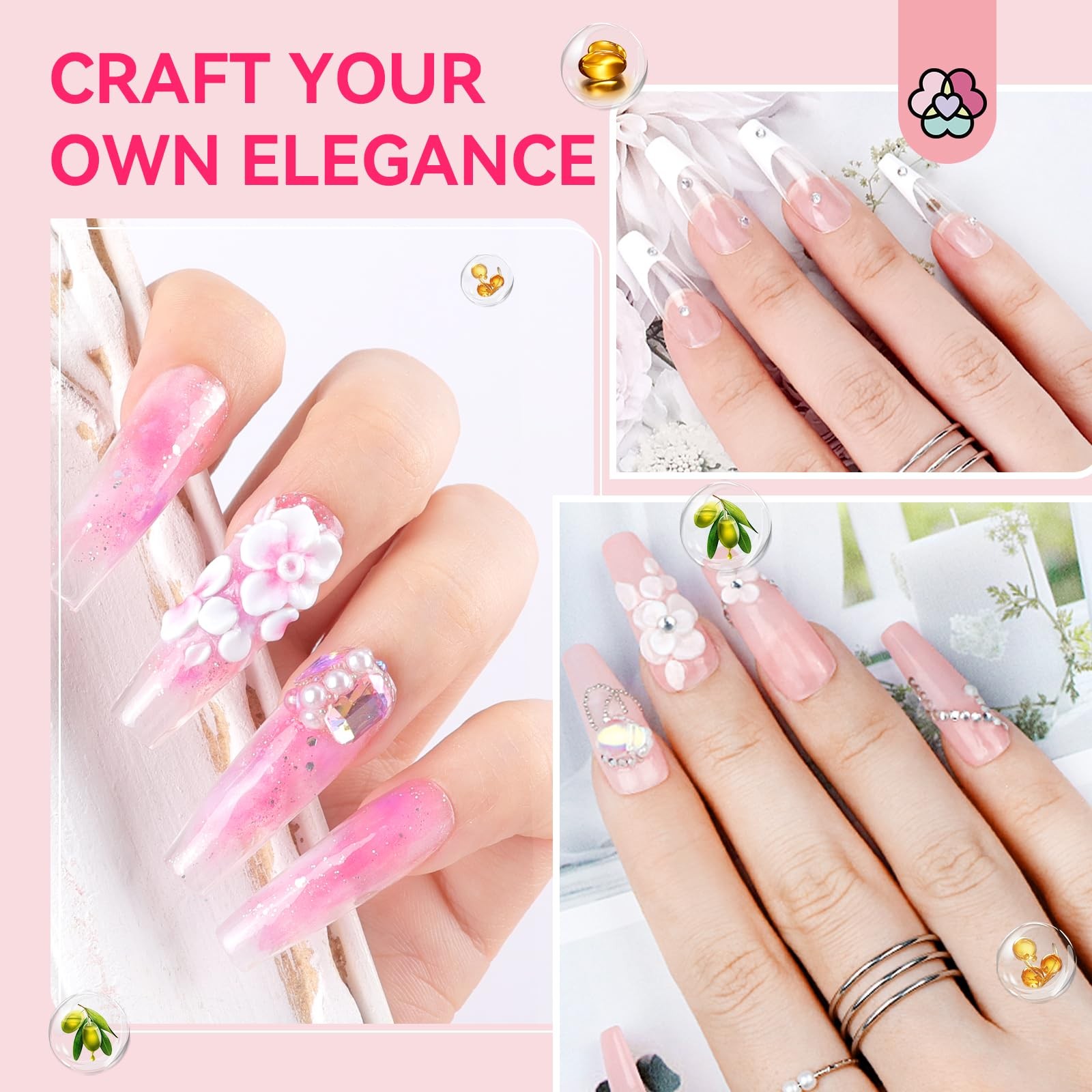 Saviland Acrylic Nail Kit Drill Professional Acrylic Nail Set For Beginners
