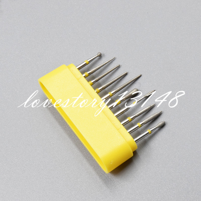 10 Pcs/Kit Dental Diamond Burs Kit FG-105 for Creamics/Composite Polishing