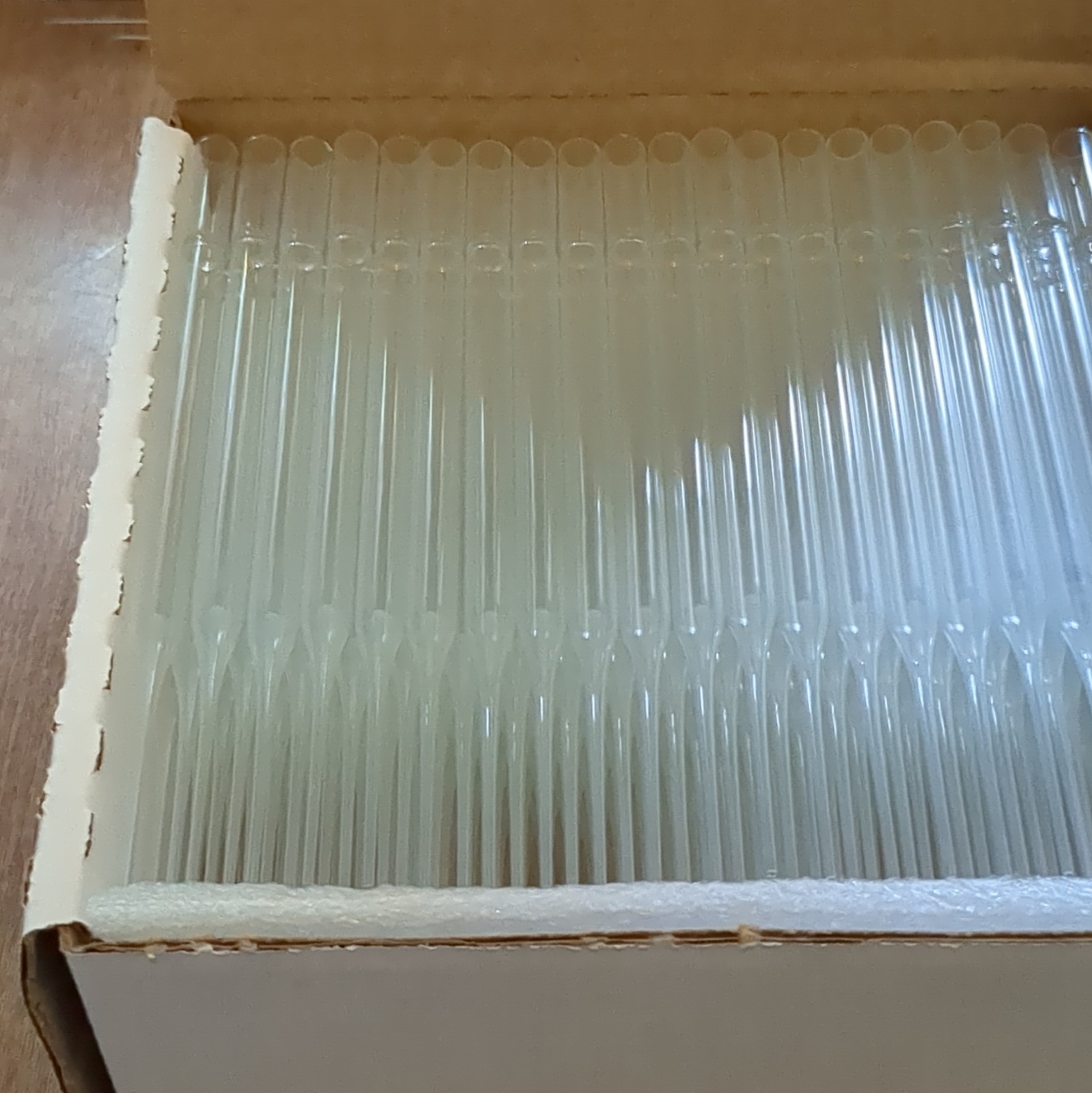 Corning 7095B-5X Glass Pasteur Pipettes/Eye Droppers 200/Pack Non-Sterile Qty: 4