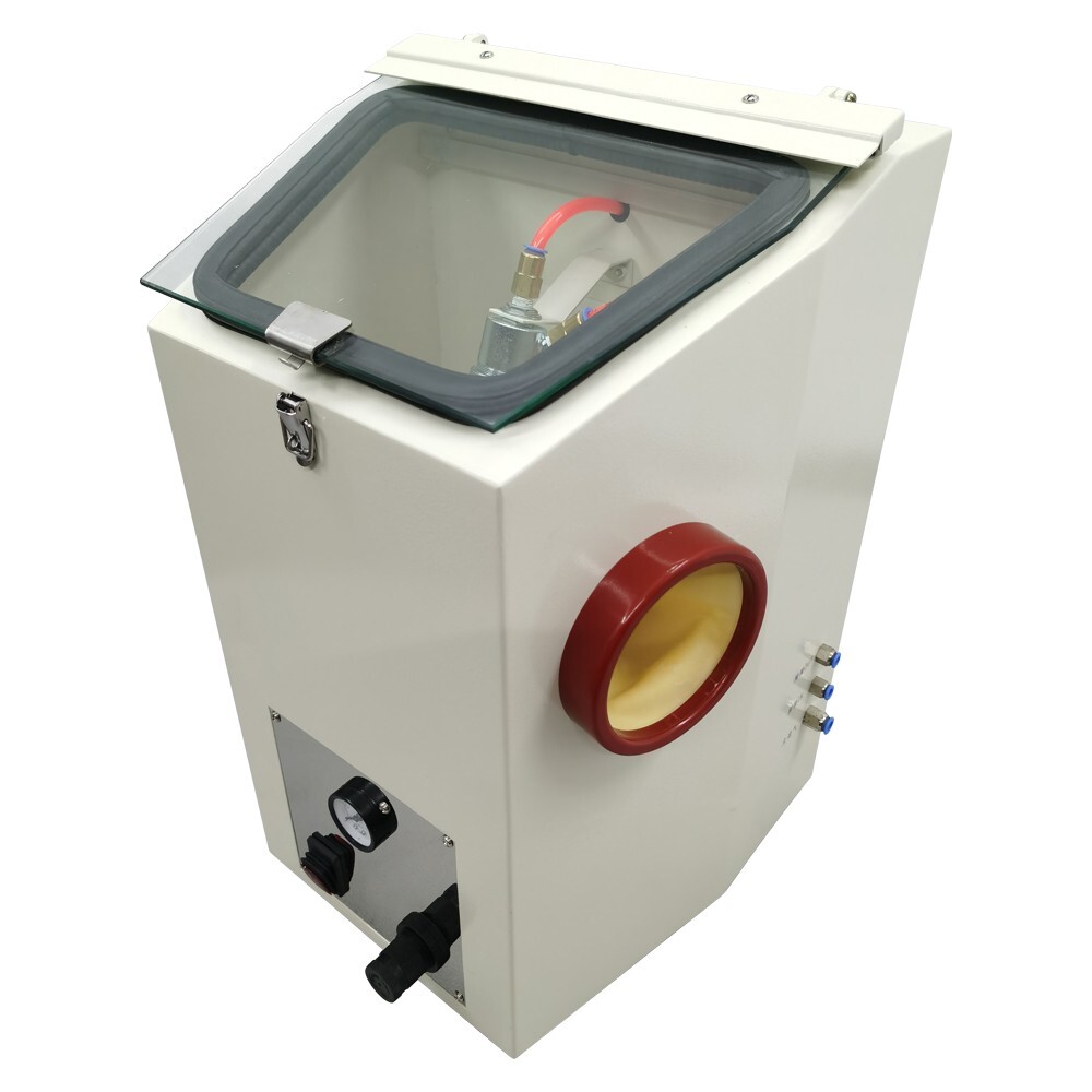 36 Mesh Emery Power Sandblasting Machine 110V Double Tank Repair
