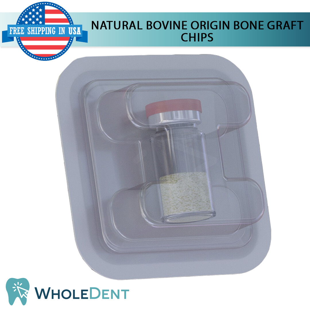 Natural Chips Bovine Origin Material Sterile Dental Biocompatible Substitute