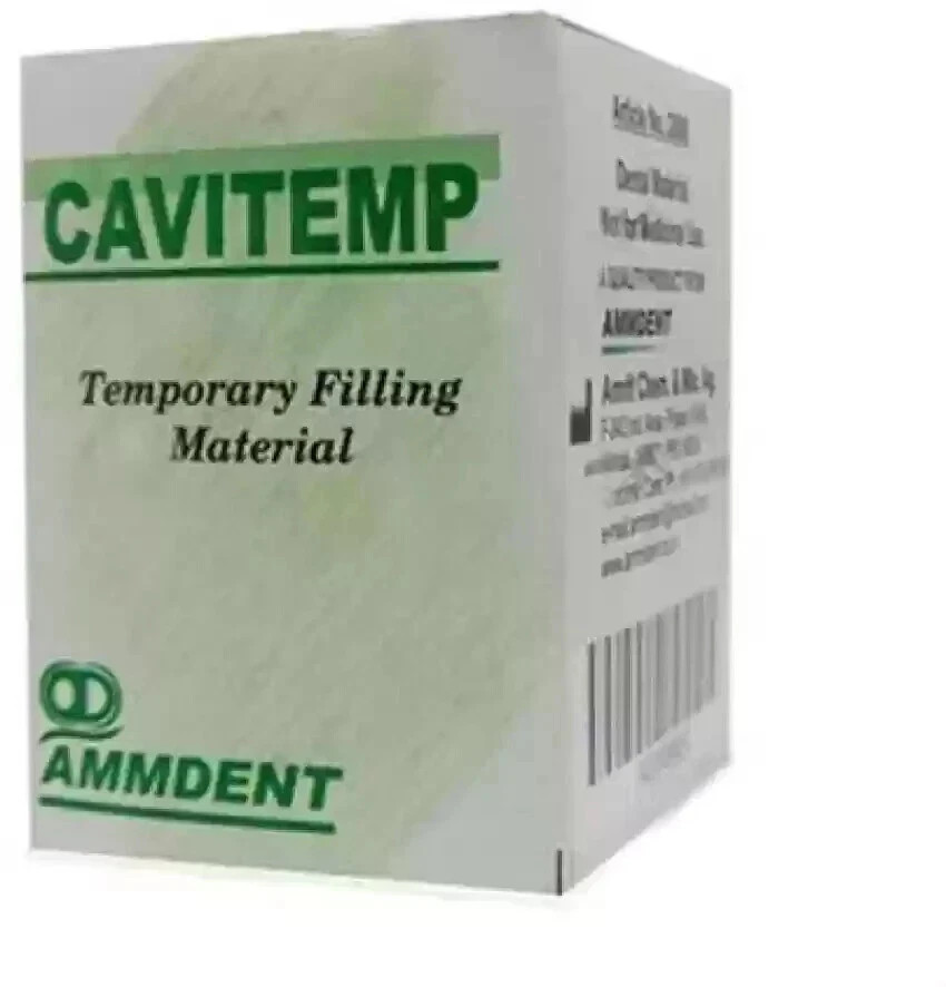 Ammdent Cavitemp Dental Temporary Filling Material Cement 30 gram (FREE SHIPING