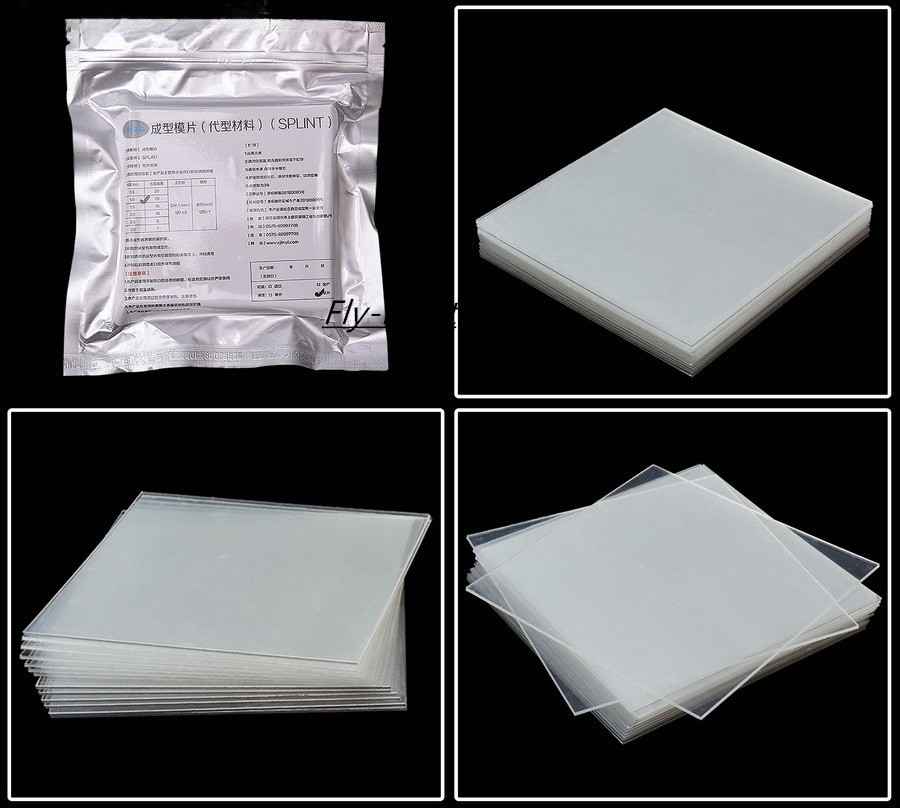 Dental Splint Thermoforming Material Vacuum Forming Sheets 0.8mm-3.0mm Hard Soft