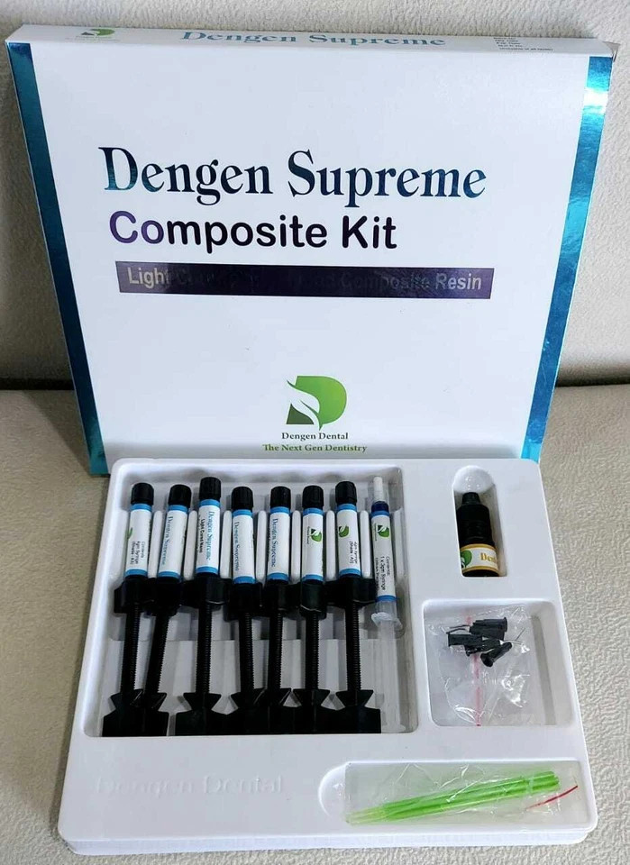 Dengen Supreme Universal Composite 7X4G Nano Hybrid Kit 5th Gen bond and Etchant