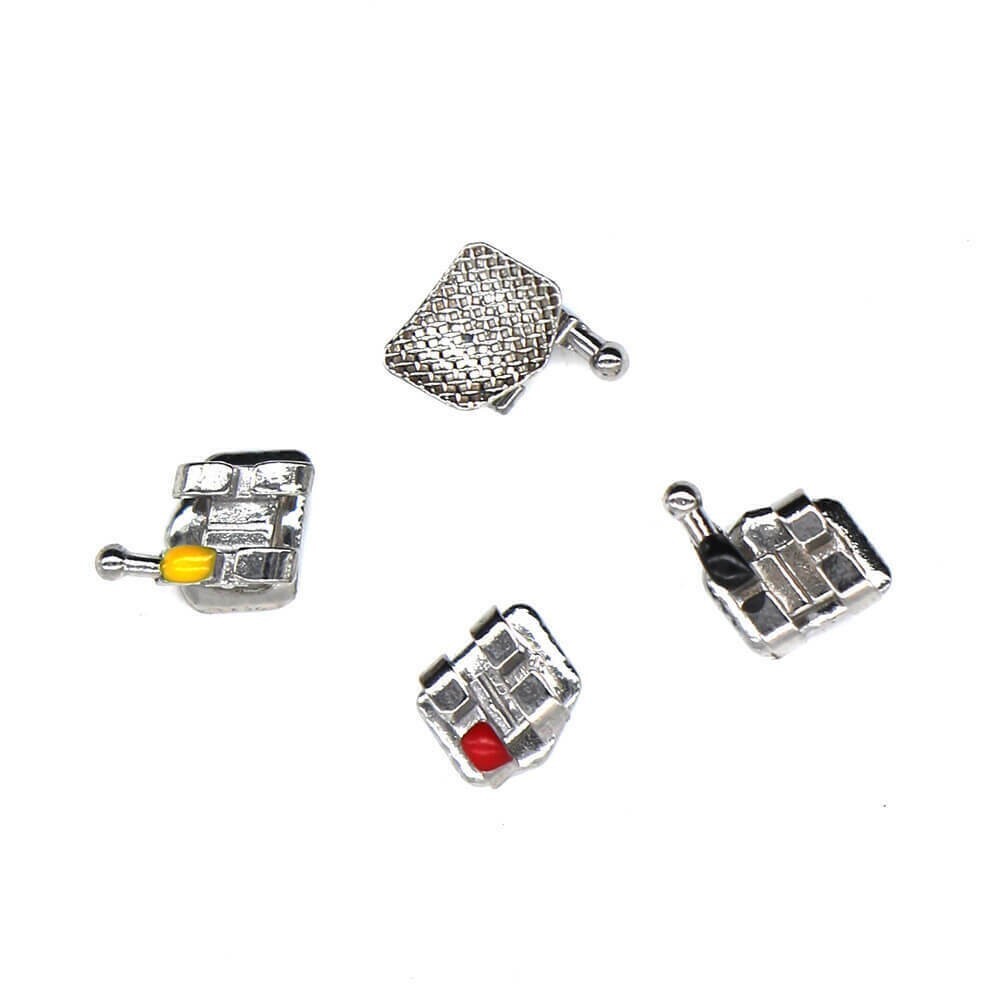 Dental Orthodontic Mental Bracket Brace Standard Roth 018 345hooks 20pcs/set