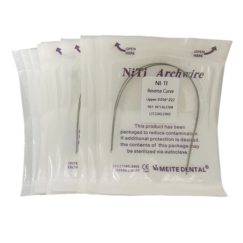 10Pack Dental Orthodontic Reverse Curve Arch Wire Niti Super Elastic Rectangular