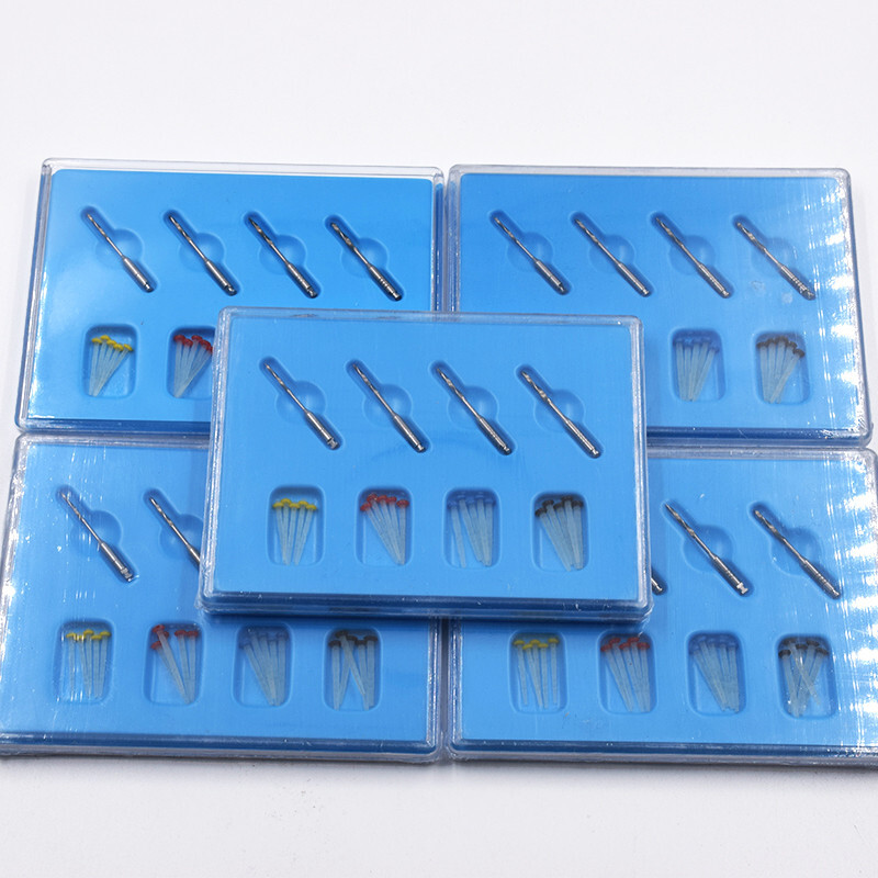 10 Box Dental Post Resin Product Kit Glass Screw Fiber Set 20 Pcs+ 4 Drills Tool