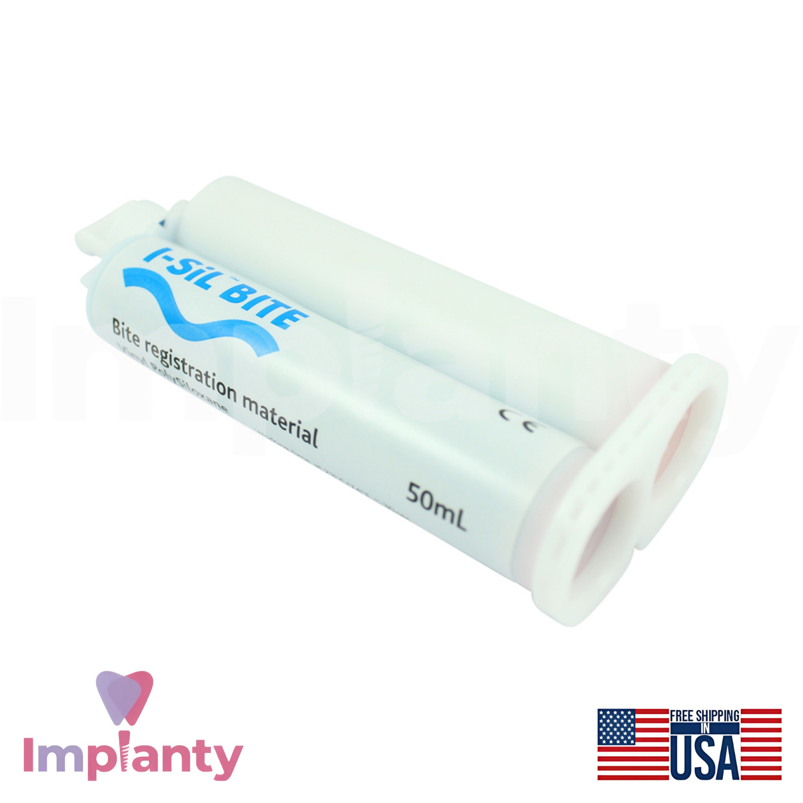 Dental I-Sil Bite Registration Light Blue Dentistry Restoration Rapid-Setting