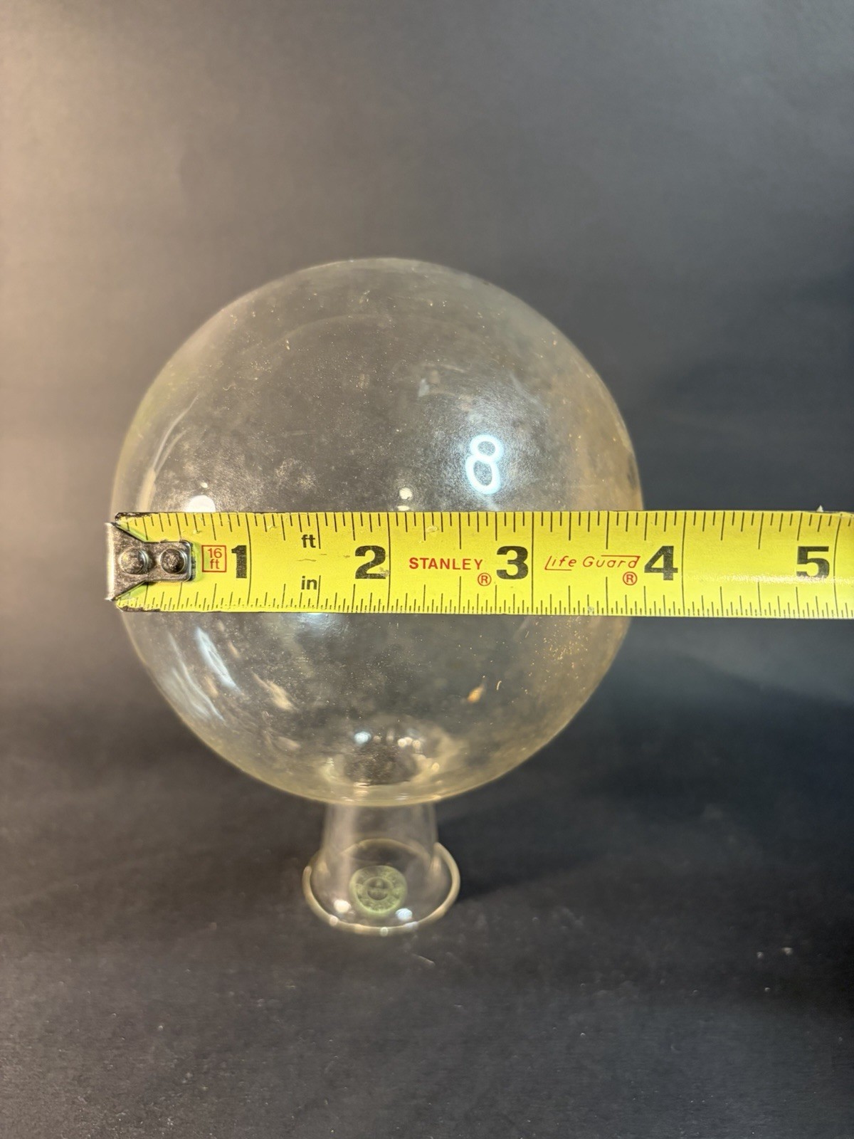Pyrex Corning 6.5” Round Bottom Flask Silex 6