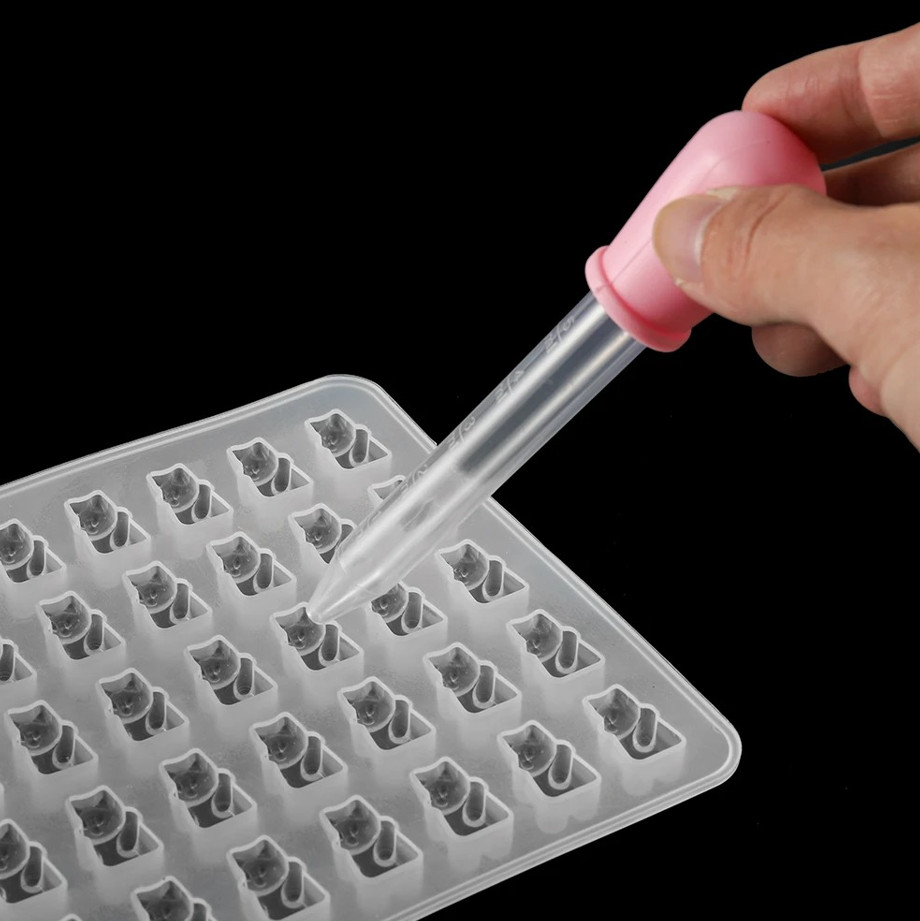 5 pcs 5 ml Silicone Dropper Graduated Pipette Set