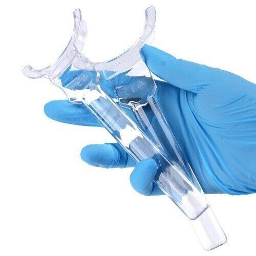 Dental Orthodontic Mouth Opener Lip Expander Upper/Lower Retractor Black 2 Size