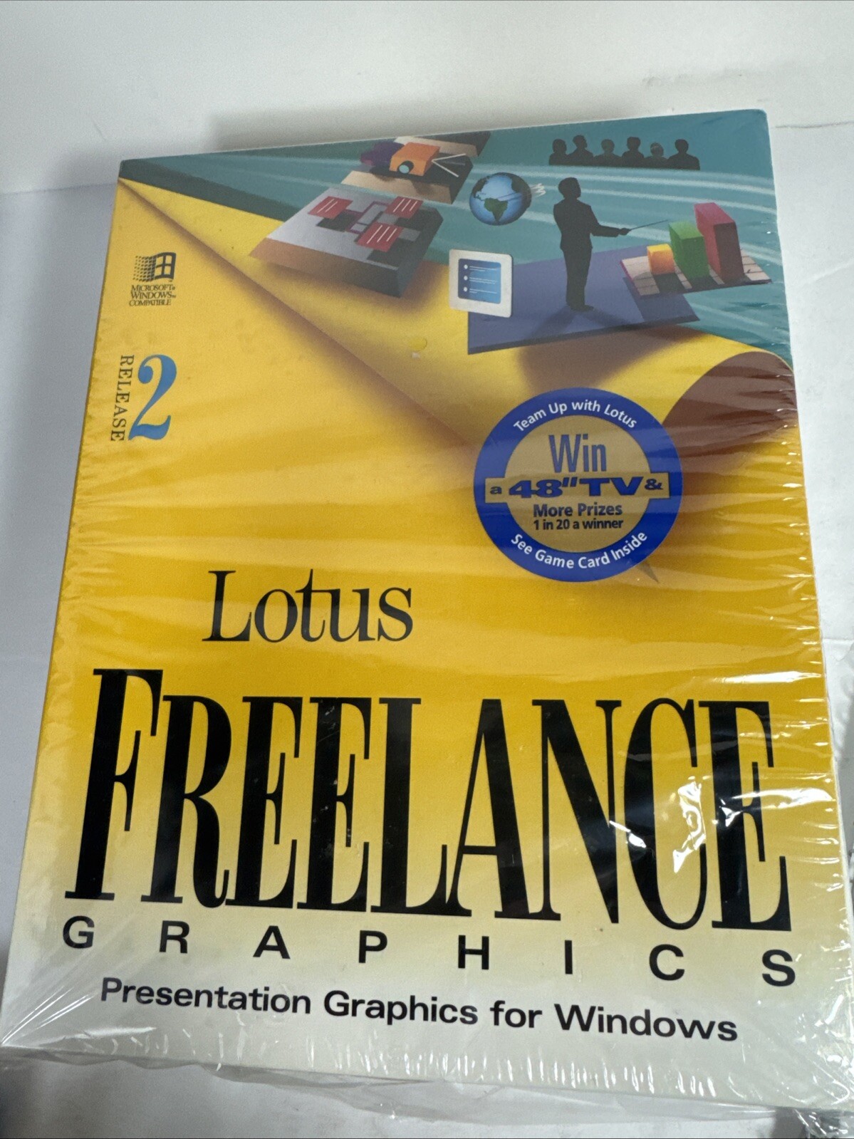 LOTUS Freelance Graphics For Windows Release 2 UNOPENED