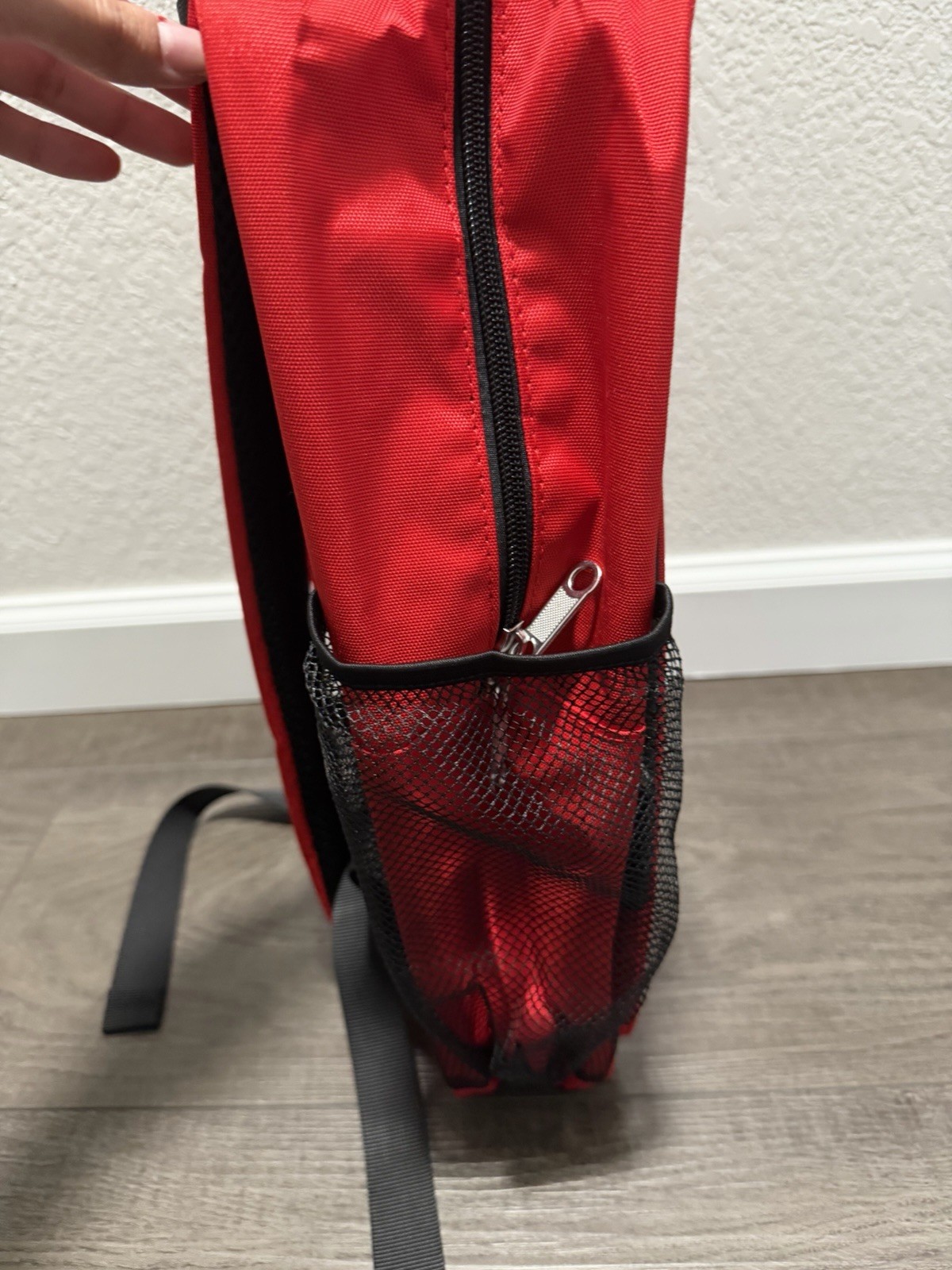 Red Emergency First Aid Backpack for Hiking Camping Travel Outdoor Pet Dog Cat