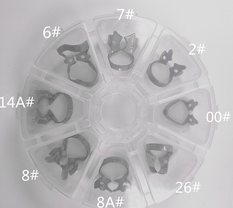 Clamps Wingless Winged Universal Molar Metal Rubber Dam Clamp Stainless Steel