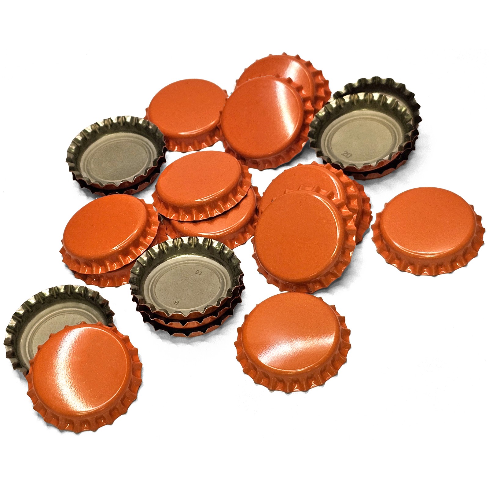 Plain Orange Caps – 144 Ct.