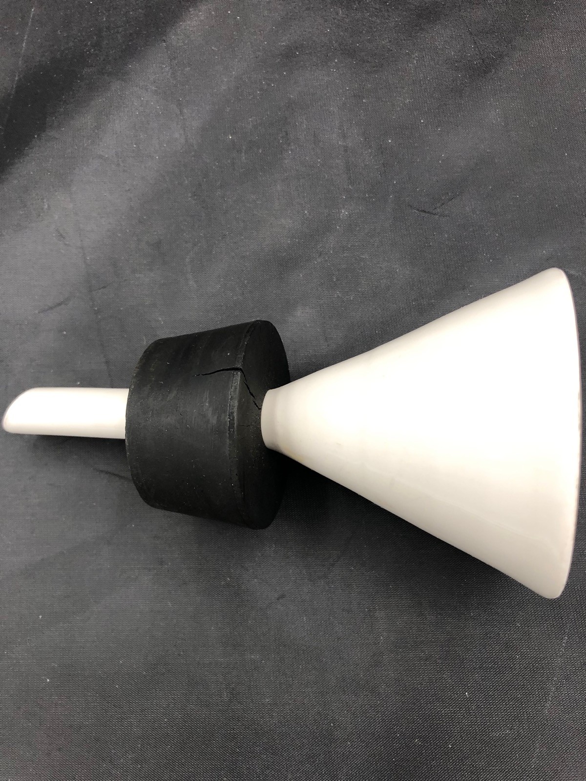 COORSTEK Porcelain 130mm L 65mm ⌀ Hirsch Vacuum Filter Funnel 60299 (1/cs)