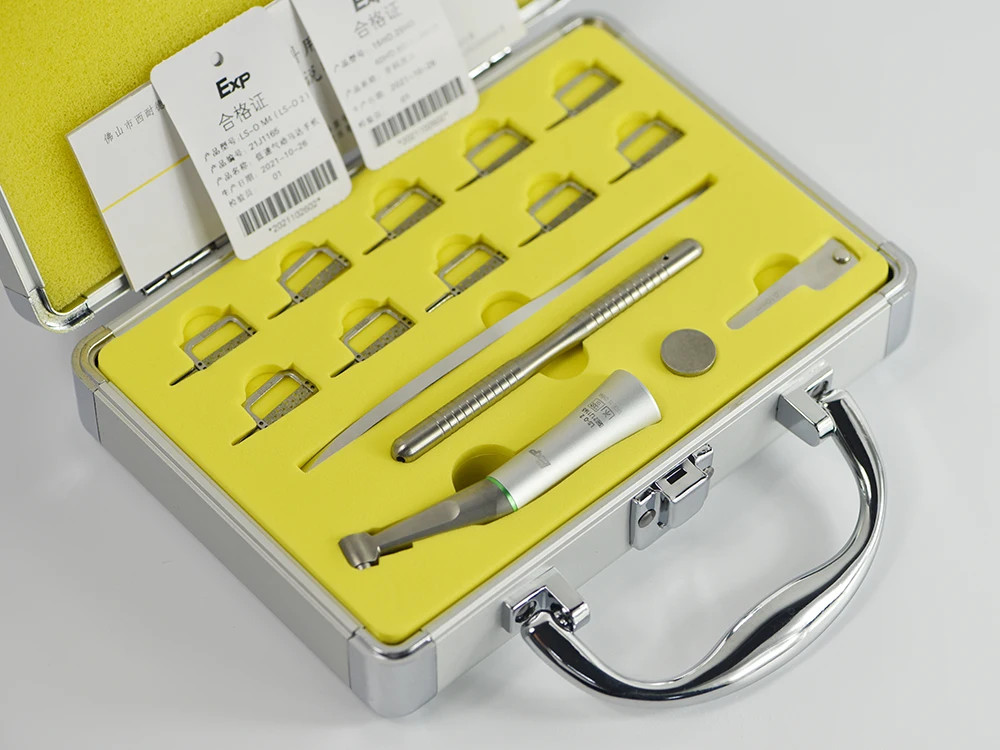 Interproximal Grinding Saw System Kit 4:1 Contra Angle IPR Hand Use Orthodontic