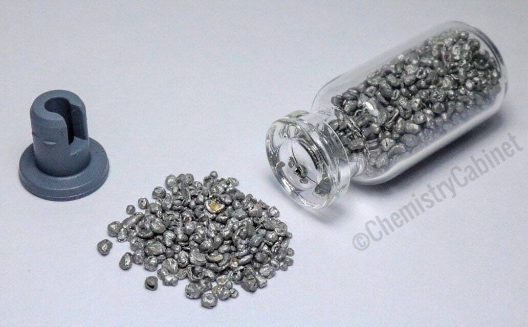 Aluminum Metal Granular 98.7% Pure Element 13 Al Chemistry Sample