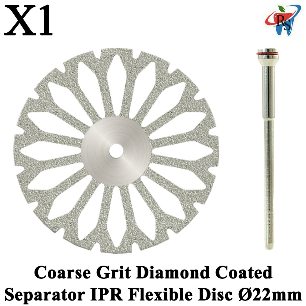 1pcs Diamond Coated Grit Disc For IPR Ø22mm Thickness 0.29mm Coarse Double-Sided