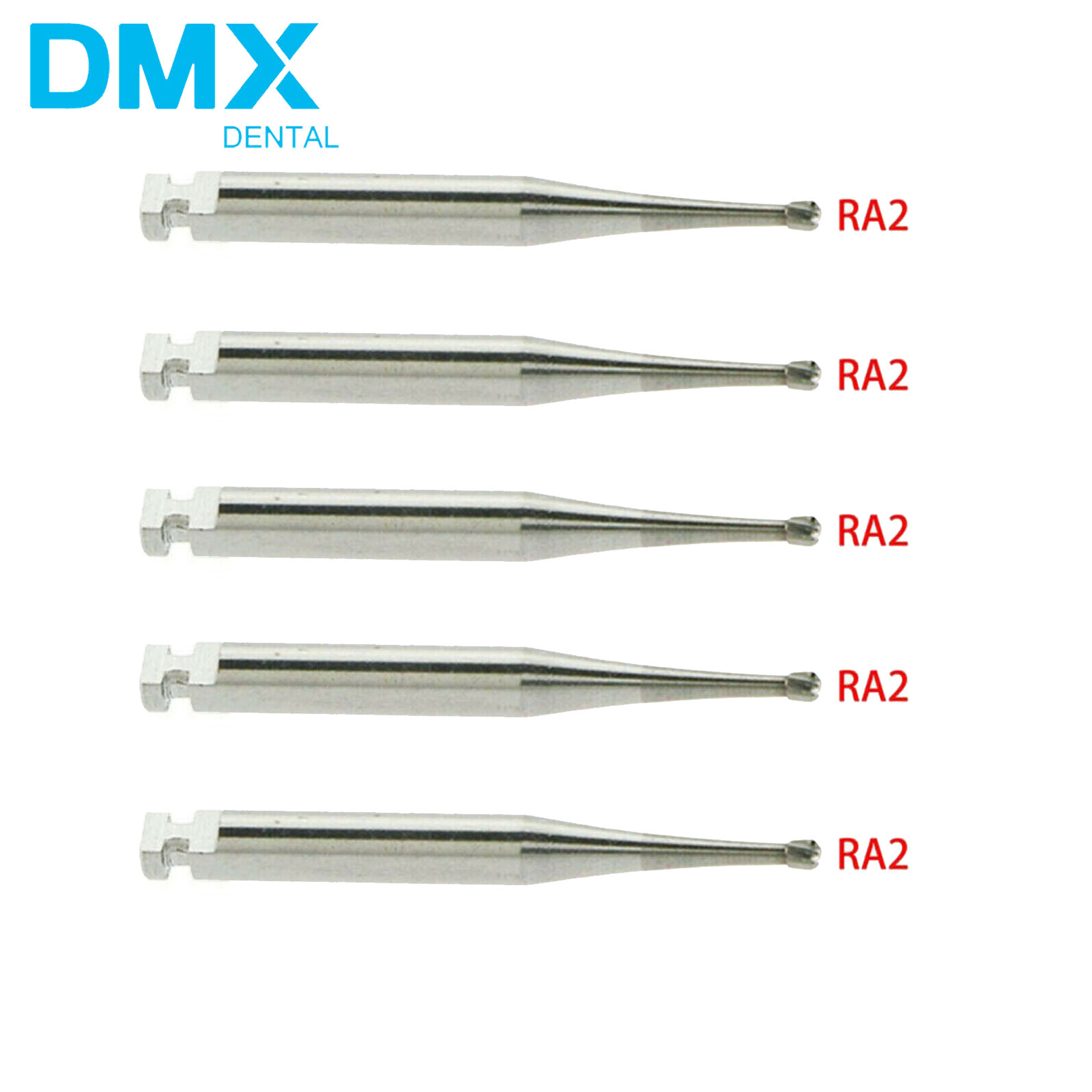 Dental Round Latch Carbide Bur RA 1 2 3 4 5 6 7 8 Midwest For Slow Low Speed