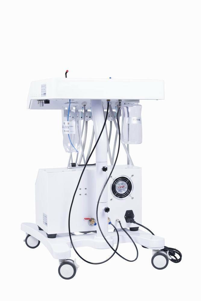 Mobile Dental Adjustable Treatment Unit GU-P302 4H+Dental Air Compressor GU-P300