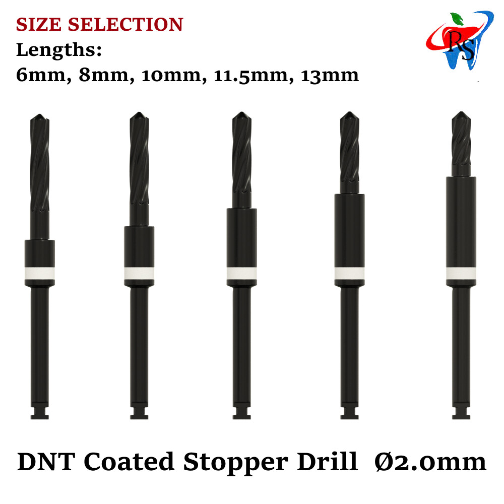 Dental Implant Surgical DNT Drill With Integral Stopper Ø2.0mm