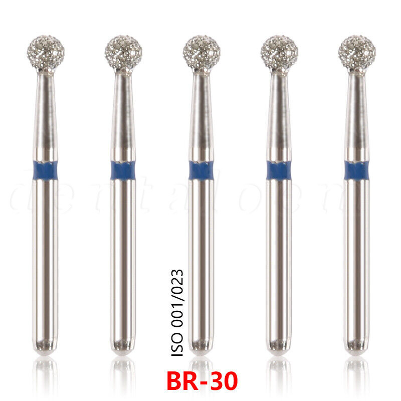 100x Brocas de fresa de diamante para dentista dental Taladro FG 1,6 mm 20 OEM