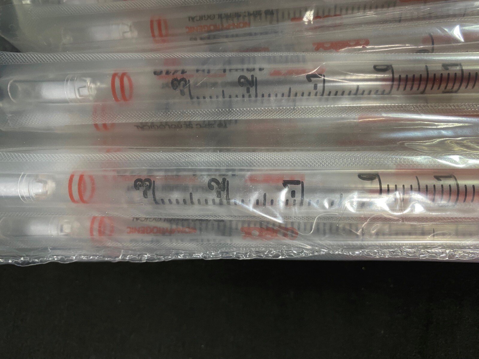 CORNING 10mL Disposable Polystyrene Sterile Serological Pipets #4101 (200/Case)
