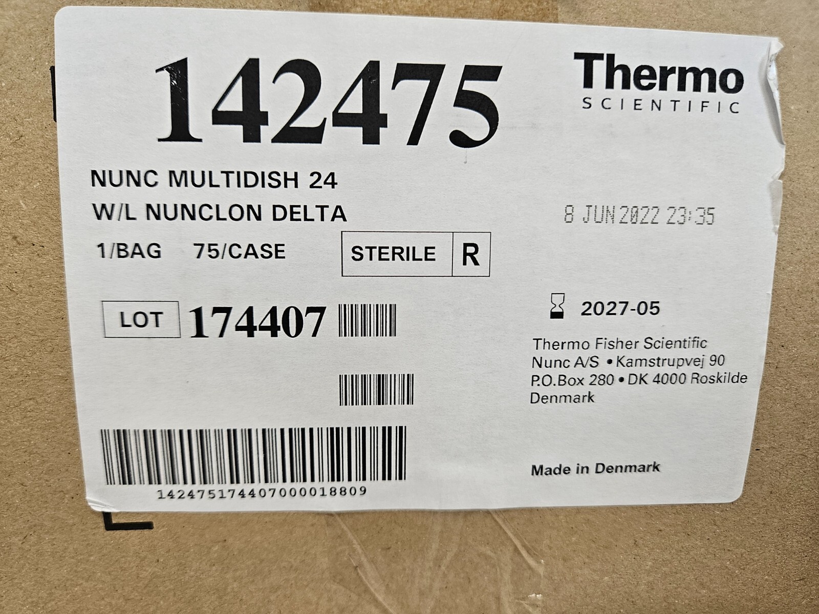 Thermo Scientific Microplate 24 Well 1.9 cm2 PS Case of 75 Plates