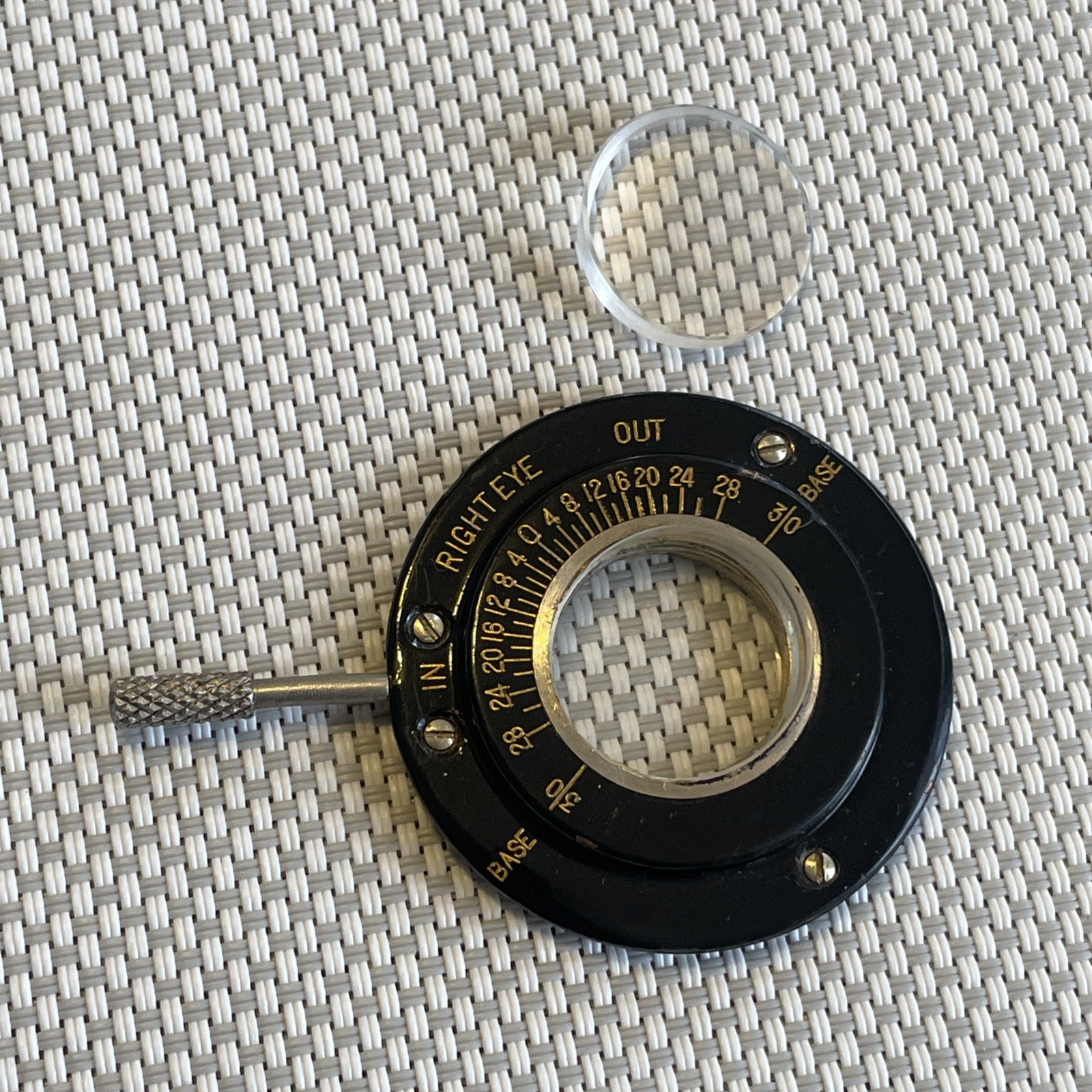 American Optical Astigmatic Correction Lens for Trial Frame Plus Extra Lens