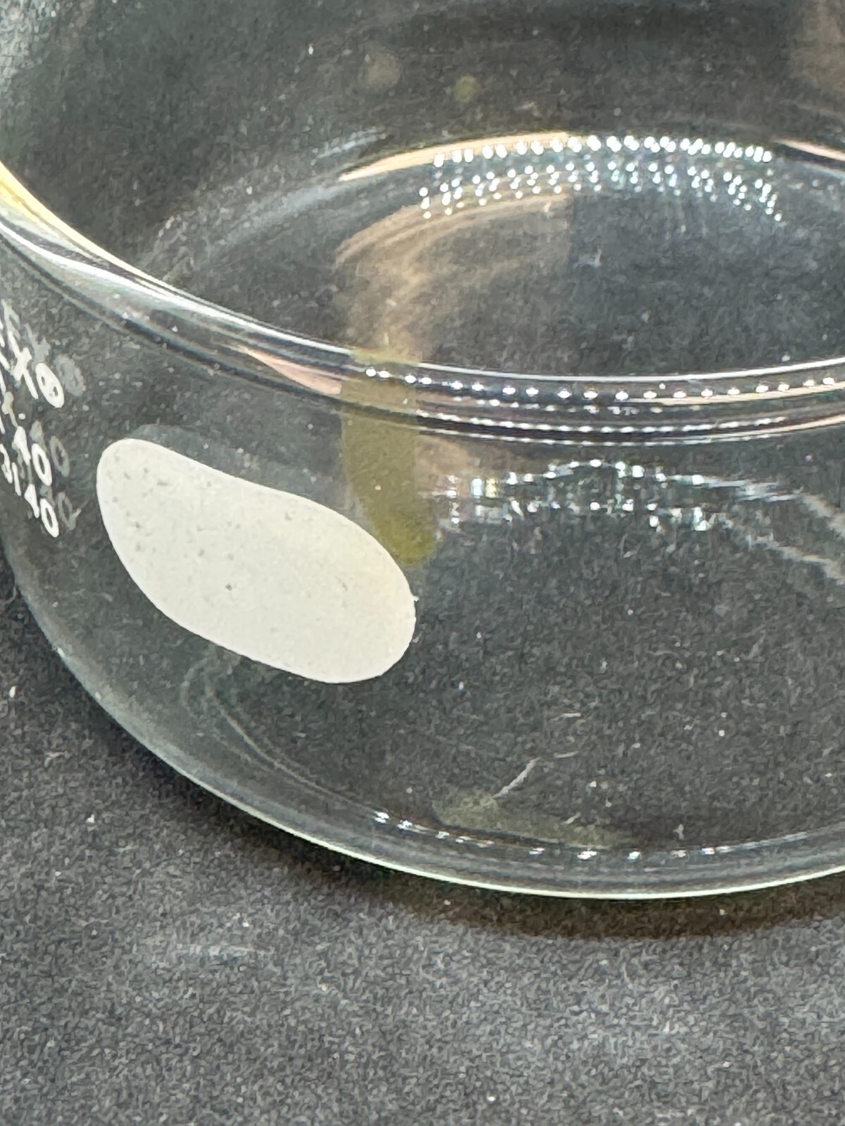 set CORNING PYREX Glass crystalizing dish 80 x 40 & Beaker 100 ML 3140 -J119