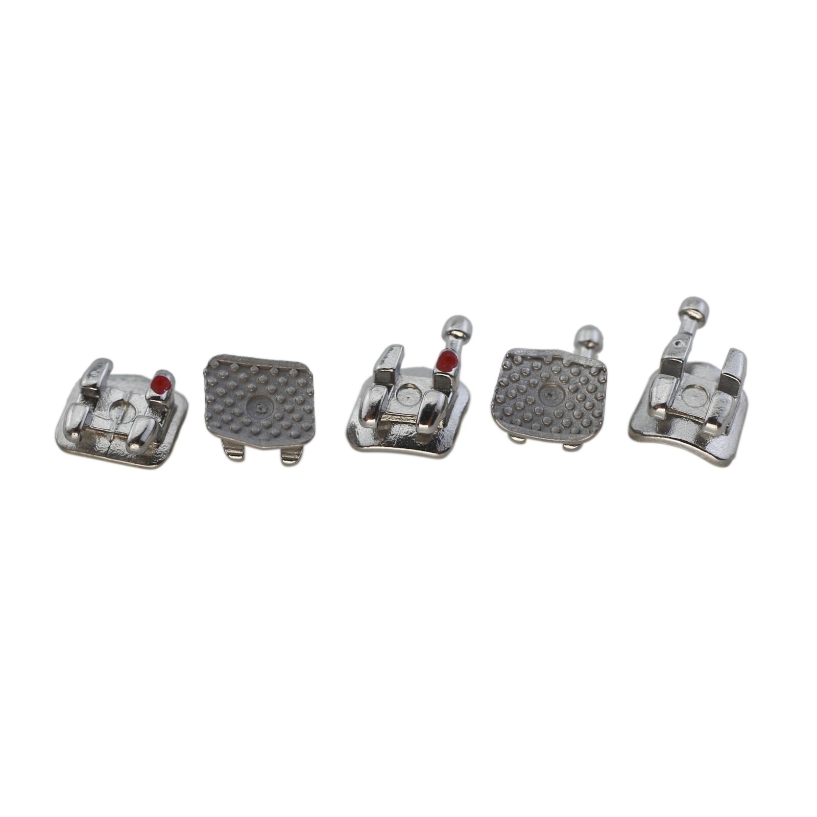 10Sets Dental Orthodontic Metal Brackets Braces Roth 022 345 Hooks Mini Twin