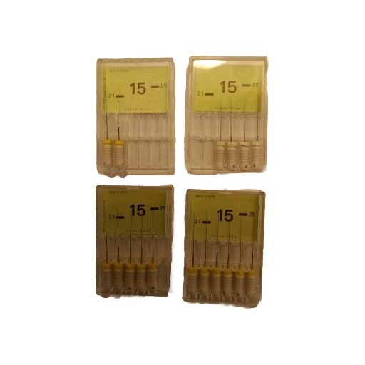 Endodontic Hand Flexible Flexile Files By Mani FF #15. 4 New Open Boxes