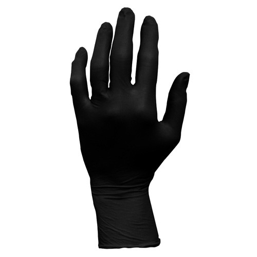 JMZ Distributing Hospeco GLN105FX Extra Large Black Nitrile Gloves