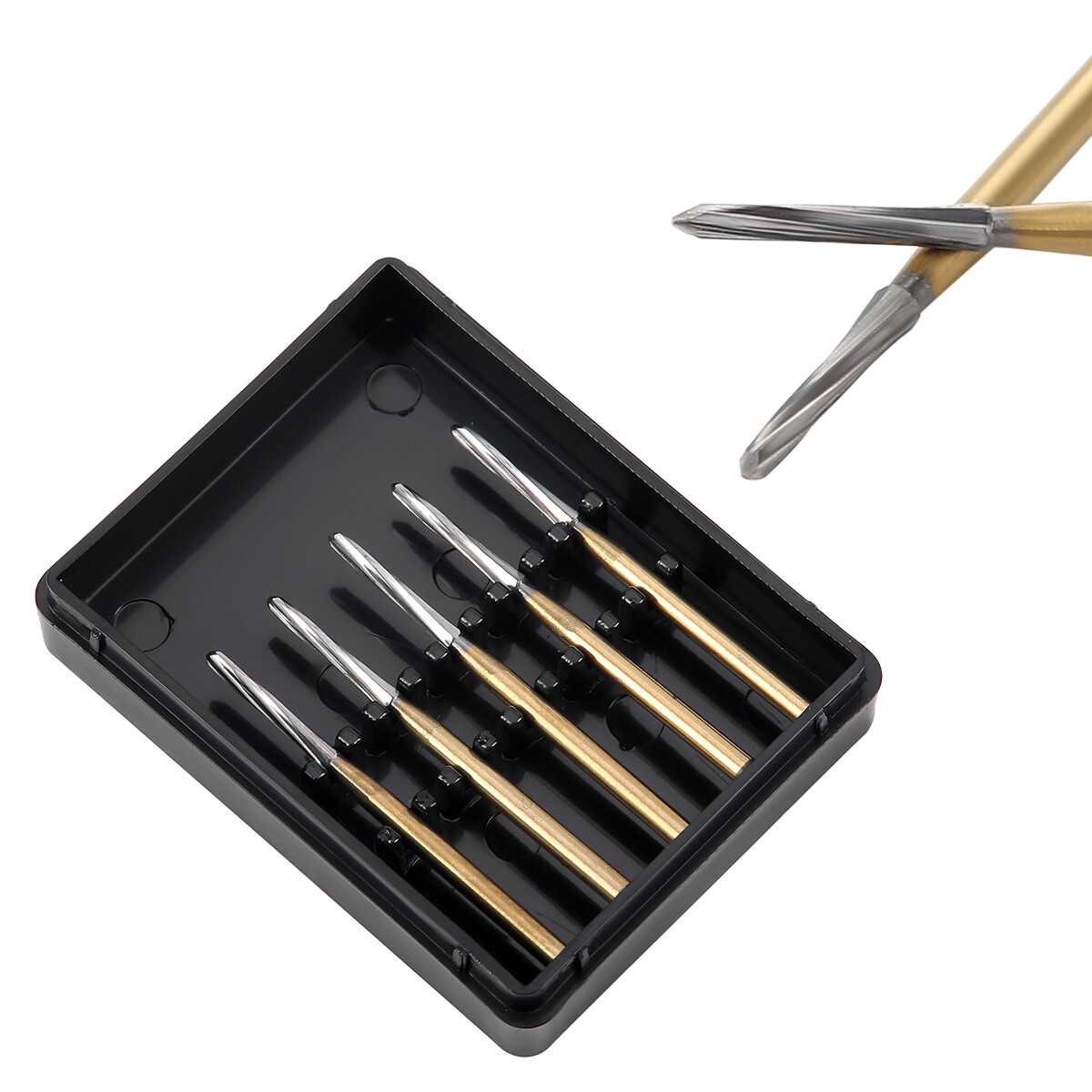 Dental Endo ENDO-Z Tungsten Carbide Burs FG Round Bur High Speed 21/25/28mm