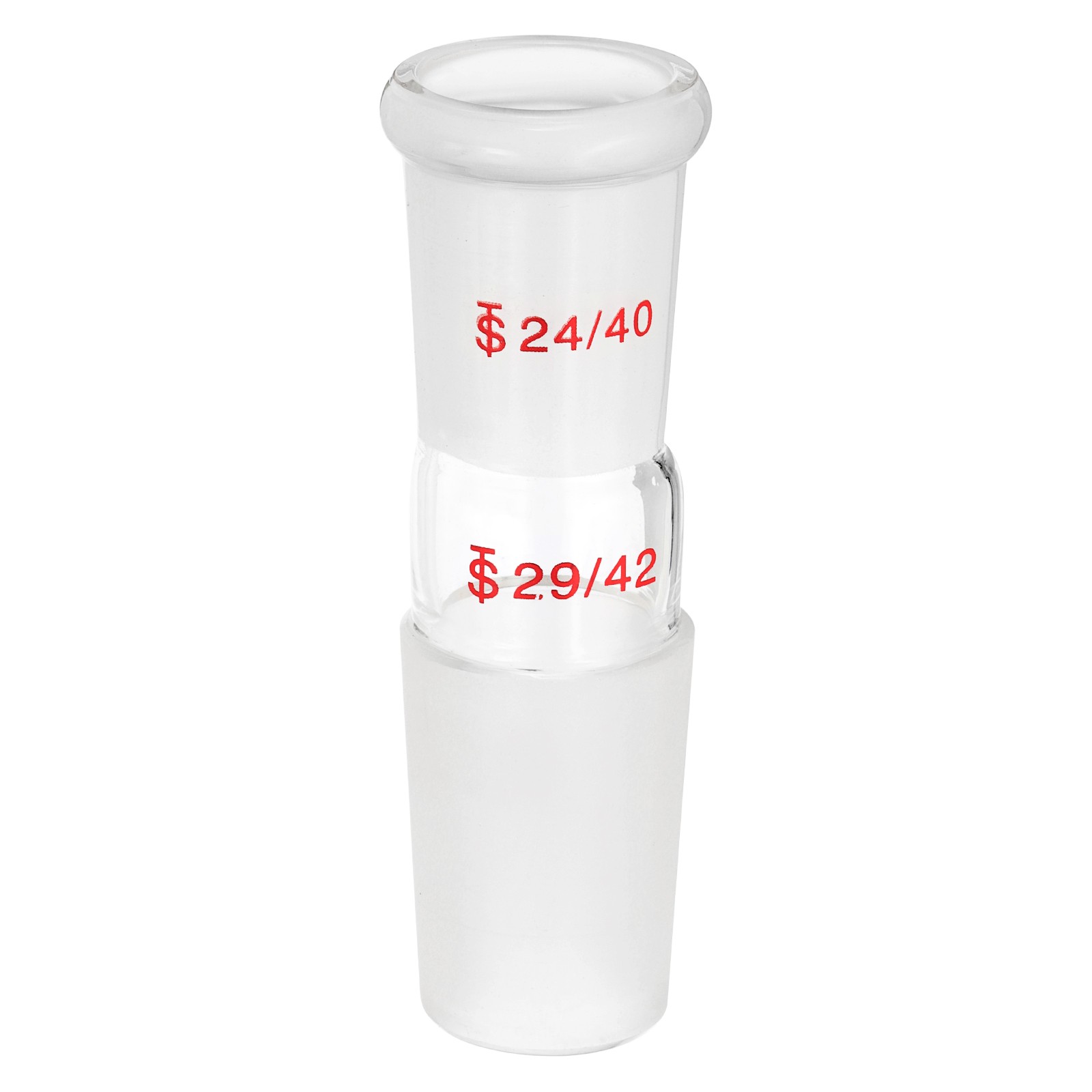 Glass Reducing Connecting Adapter, 1 Pcs from 24/40 to 29/42, Style 13