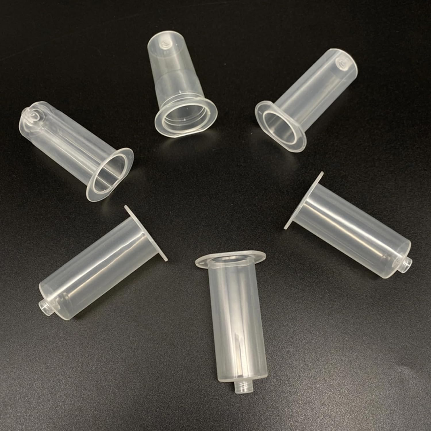 50PCS Disposable Tips Holder Transparent Connector Parts (Lancet Not Included)