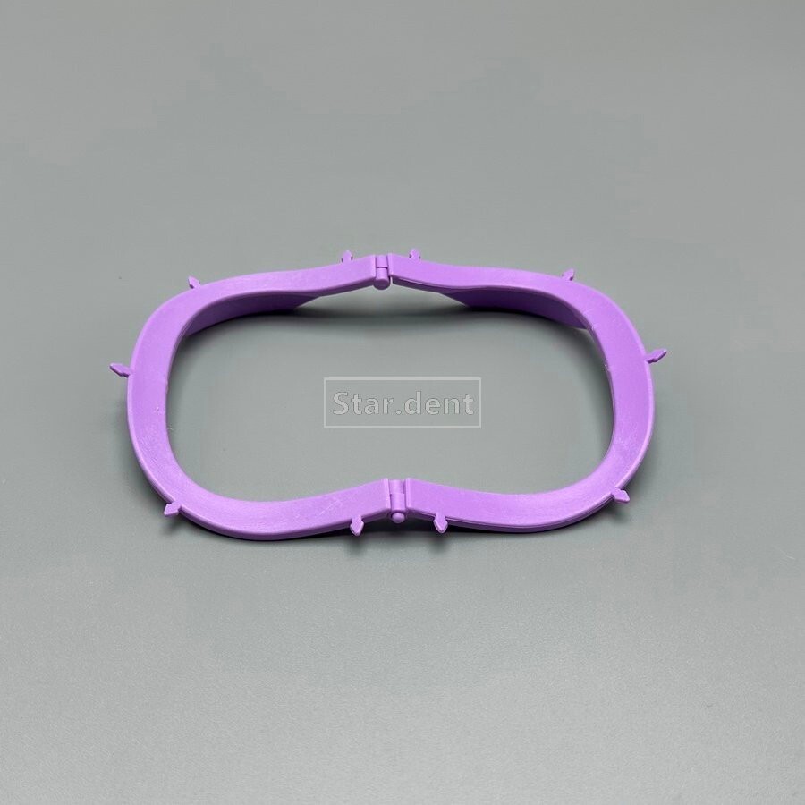 4pcs Dental Foldable Rubber Dam Frames Hager X-Ray Film Bracket Plastic Frame
